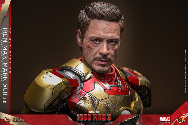 Load image into Gallery viewer, Hot Toys - Iron Man 3 - Iron Man Mark XLII (2.0) (Deluxe)
