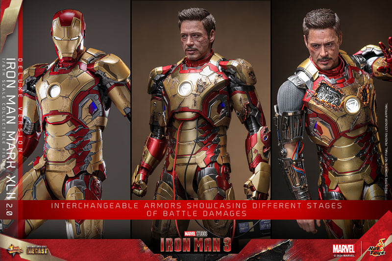 Load image into Gallery viewer, Hot Toys - Iron Man 3 - Iron Man Mark XLII (2.0) (Deluxe)
