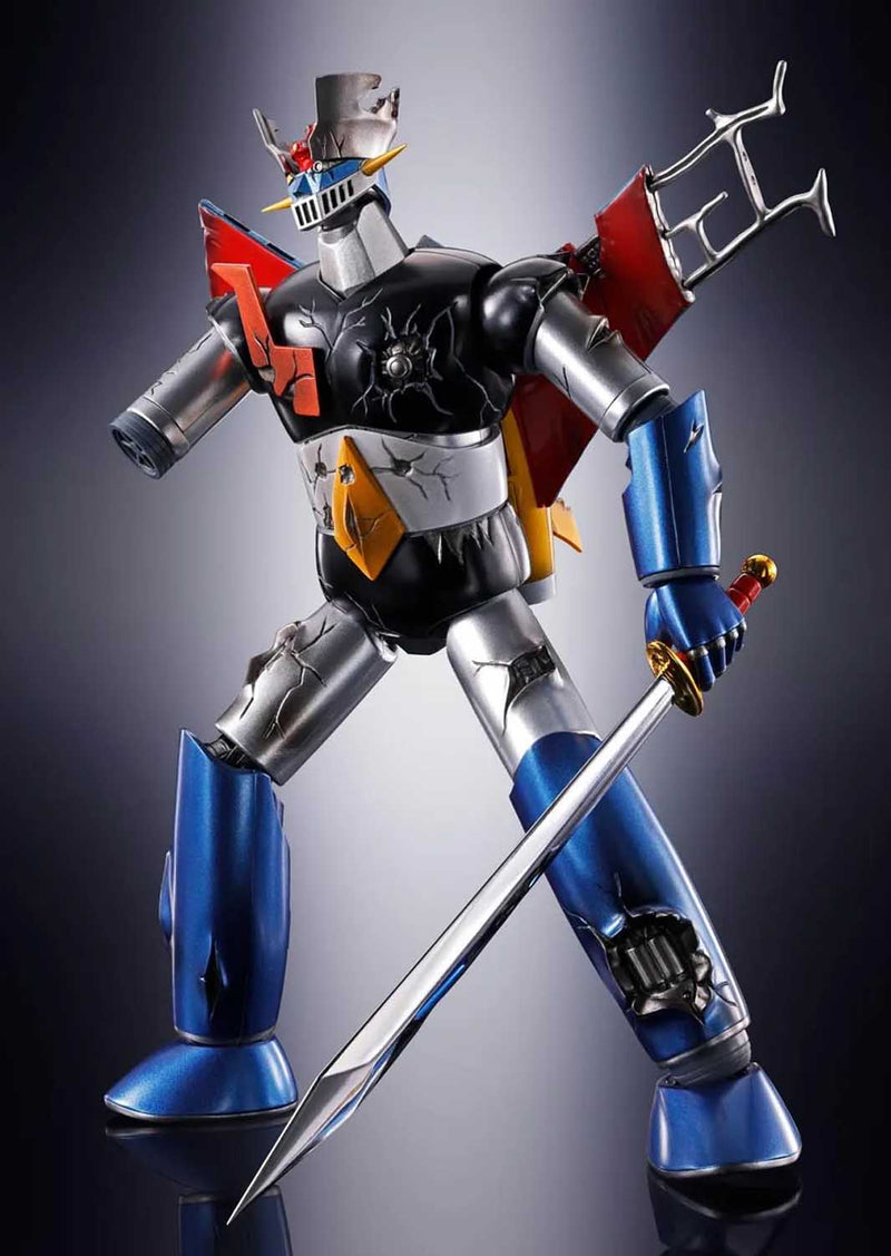 Load image into Gallery viewer, Bandai - Soul of Chogokin - Mazinger Z VS The Great General of Darkness - GX-105D Mazinger Z (Kakumei Shinka Damaged Ver.)
