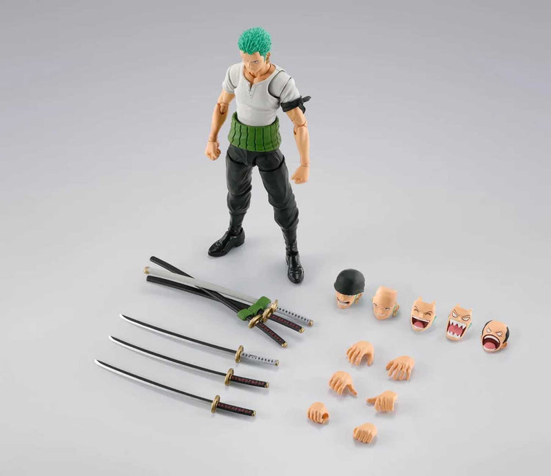 Load image into Gallery viewer, Bandai - S.H.Figuarts - One Piece - Roronoa Zoro (Romance Dawn)
