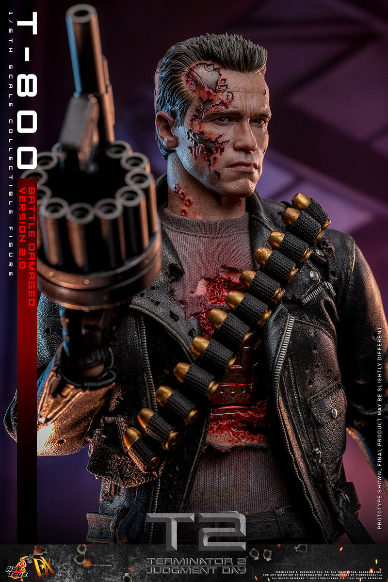 Load image into Gallery viewer, Hot Toys - Terminator 2 Judgement Day - T-800 (Battle Damaged Version 2.0)
