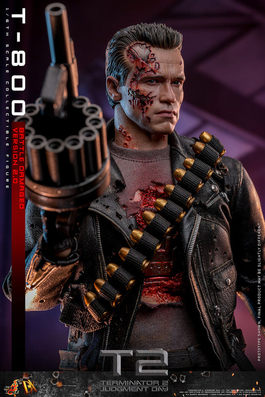 Hot Toys - Terminator 2 Judgement Day - T-800 (Battle Damaged Version 2.0)