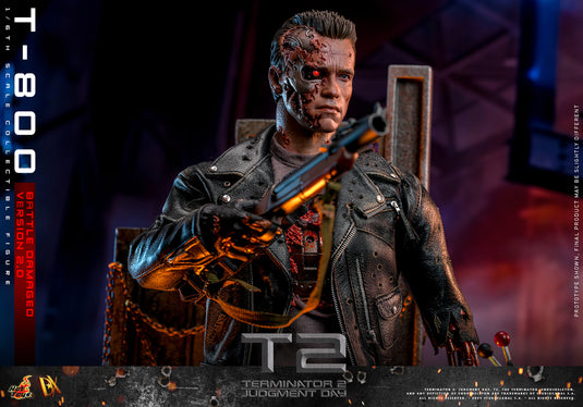 Hot Toys - Terminator 2 Judgement Day - T-800 (Battle Damaged Version 2.0)