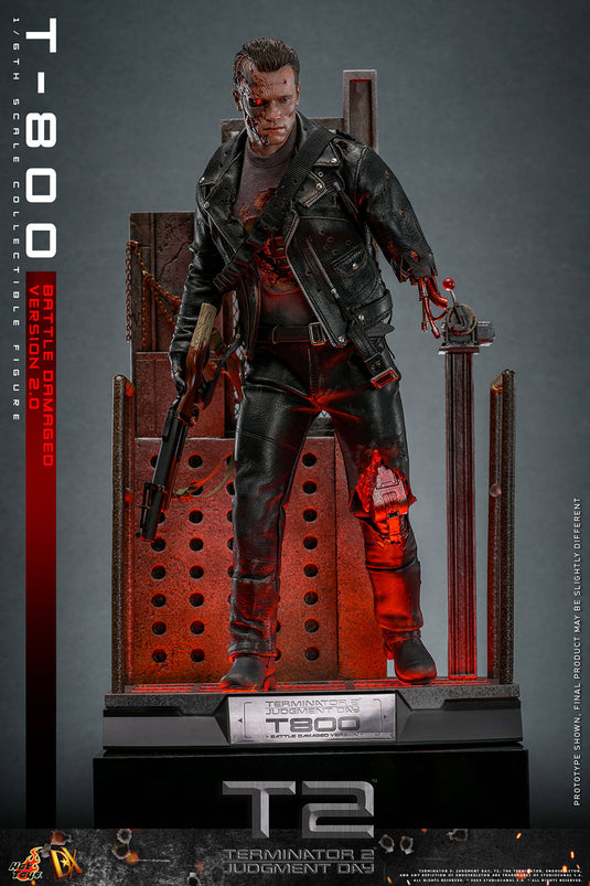 Hot Toys - Terminator 2 Judgement Day - T-800 (Battle Damaged Version 2.0)