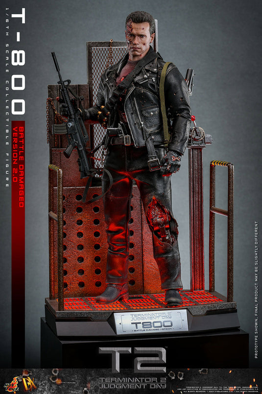 Hot Toys - Terminator 2 Judgement Day - T-800 (Battle Damaged Version 2.0)