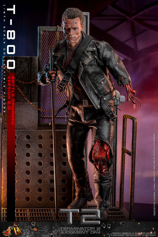 Hot Toys - Terminator 2 Judgement Day - T-800 (Battle Damaged Version 2.0)