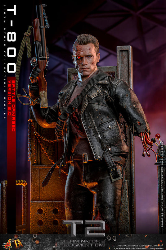 Hot Toys - Terminator 2 Judgement Day - T-800 (Battle Damaged Version 2.0)