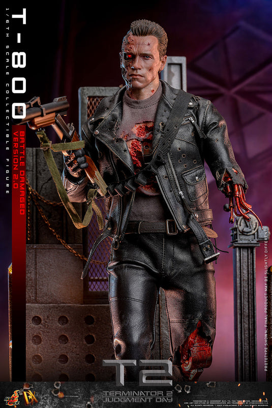 Hot Toys - Terminator 2 Judgement Day - T-800 (Battle Damaged Version 2.0)