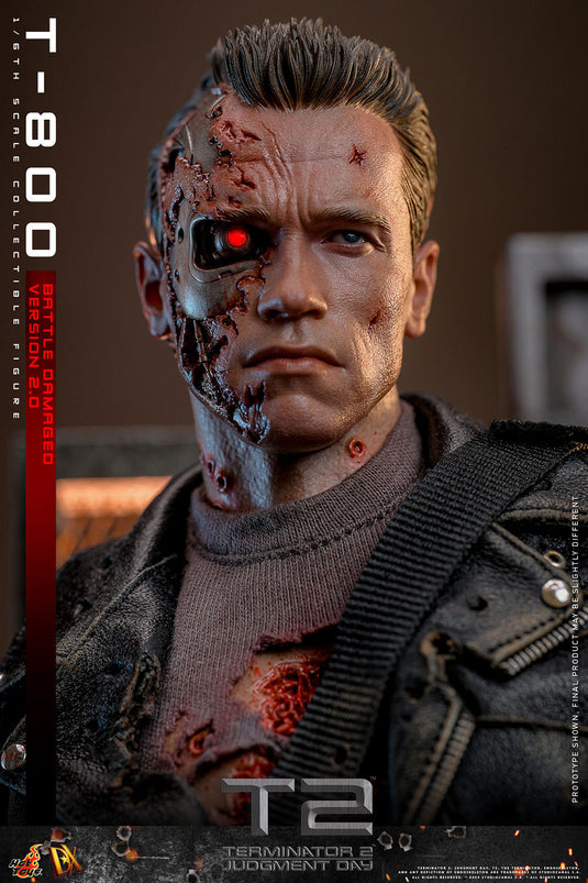 Hot Toys - Terminator 2 Judgement Day - T-800 (Battle Damaged Version 2.0)