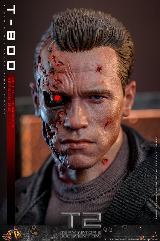 Hot Toys - Terminator 2 Judgement Day - T-800 (Battle Damaged Version 2.0)