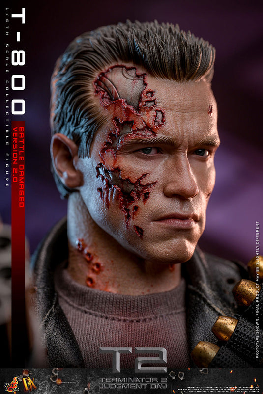 Hot Toys - Terminator 2 Judgement Day - T-800 (Battle Damaged Version 2.0)