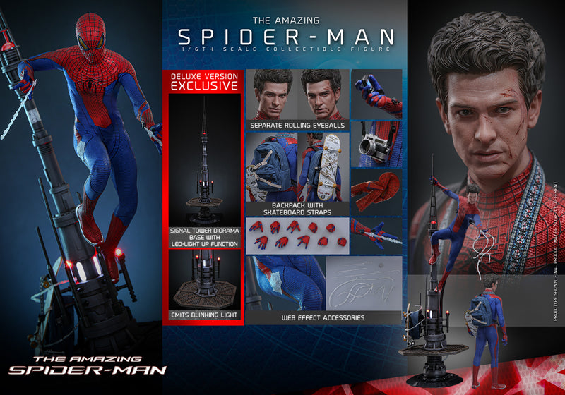 Load image into Gallery viewer, Hot Toys - The Amazing Spider-Man - The Amazing Spider-Man (Deluxe Version)
