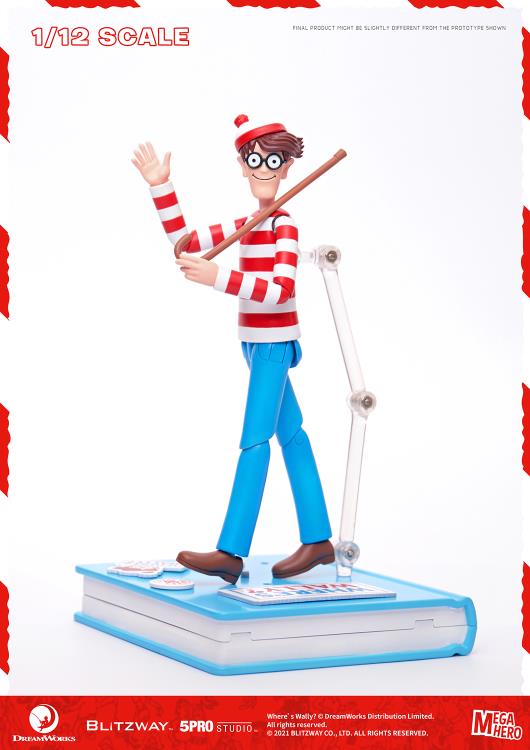 Load image into Gallery viewer, Blitzway - MEGAHERO Where&#39;s Waldo: Waldo 1/12 Scale Figure
