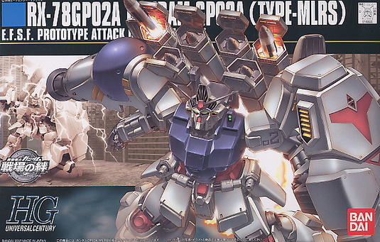 HGUC 1/144 - 075 RX-78GP02A Gundam GP02A [MLRS Custom]