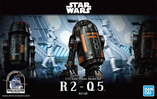 Load image into Gallery viewer, Bandai - Star Wars Model - R2-Q5 Droid 1/12 Scale
