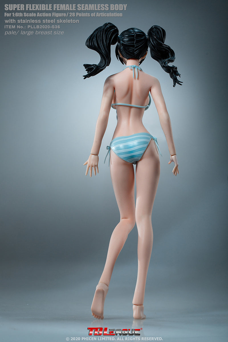 1/6 Scale Female Seamless Body (Pale & Large Bust)