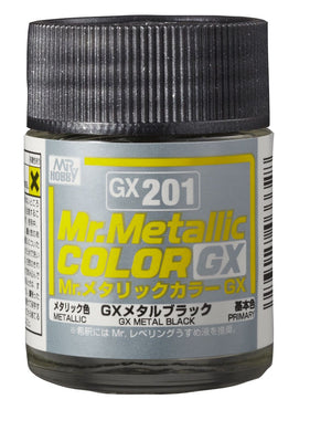 Mr Metallic Color GX201 Metal Black