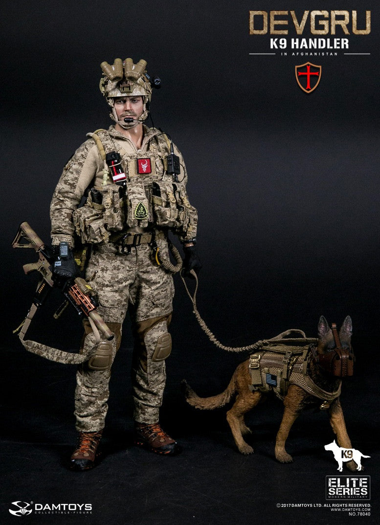 Load image into Gallery viewer, Dam Toys - DEVGRU K9-handler in Afghanistan with Dog
