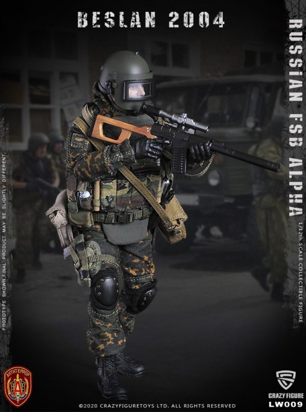 Load image into Gallery viewer, Crazy Figure - 1/12 Russian Alpha Special Forces: Russian Sniper
