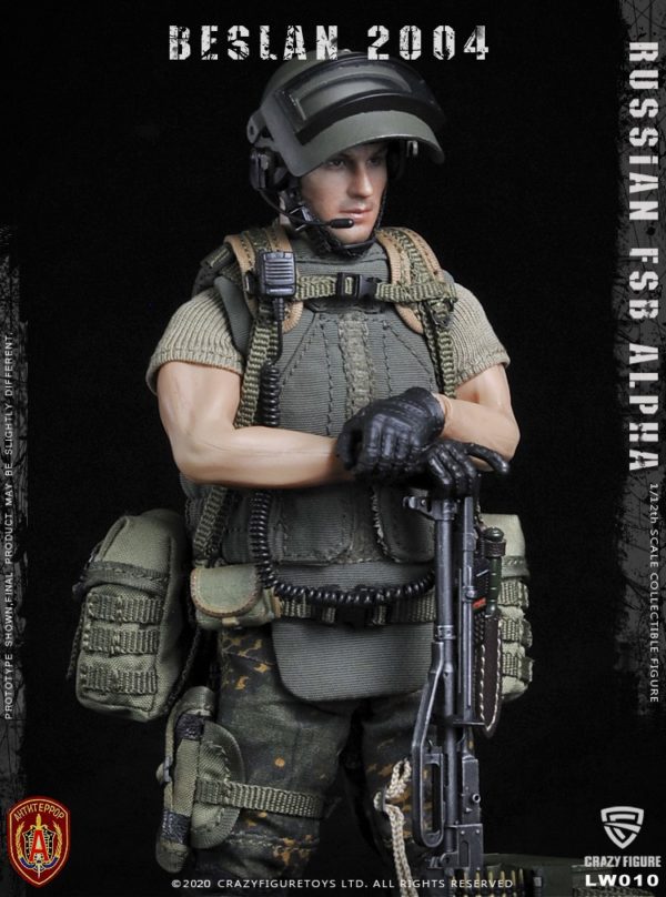 Load image into Gallery viewer, Crazy Figure - 1/12 Russian Alpha Special Forces: Russian Machine Gunner
