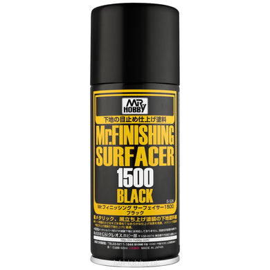 Mr Finisher Surfacer 1500 Black (Aerosol)