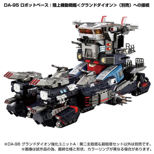 Diaclone Reboot - DA-98 Grand Dion Reinforcement Unit A Second Main Turret and Sub Turret Set