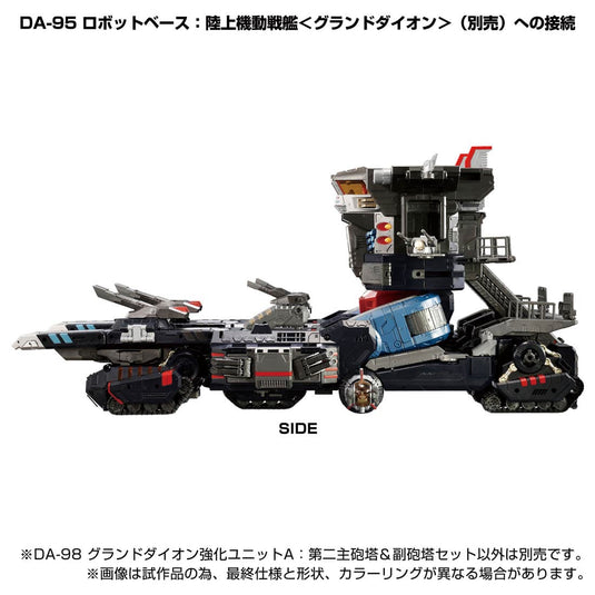 Diaclone Reboot - DA-98 Grand Dion Reinforcement Unit A Second Main Turret and Sub Turret Set