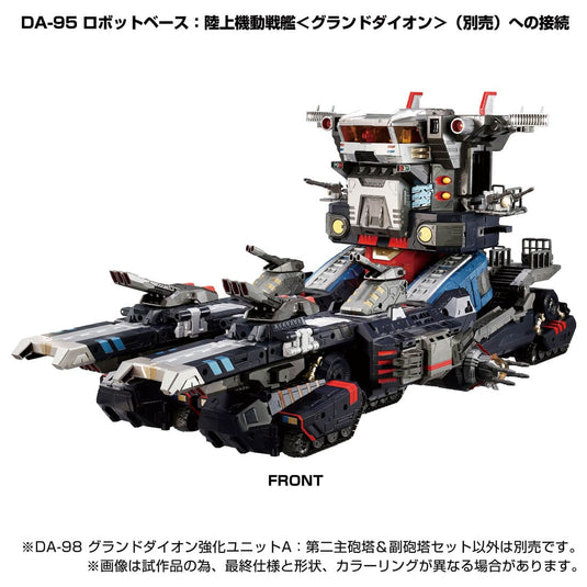 Diaclone Reboot - DA-98 Grand Dion Reinforcement Unit A Second Main Turret and Sub Turret Set