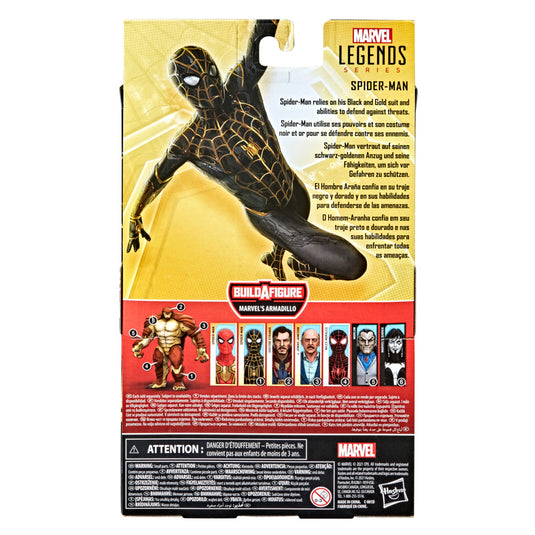 Marvel Legends - Spider-Man Black & Gold Suit [Armadillo BAF]