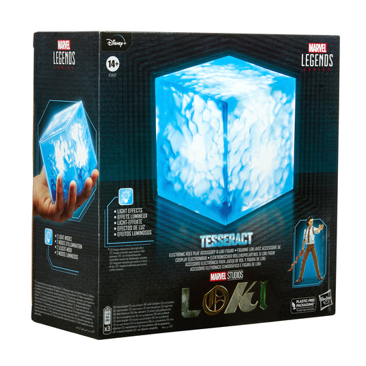 Marvel Legends - Infinity Saga: 1/1 Scale Tesseract Electronic Role Play Accessory and Loki Figure set