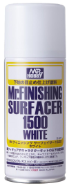 Mr Finishing Surfacer Spray 1500 White (Aerosol)