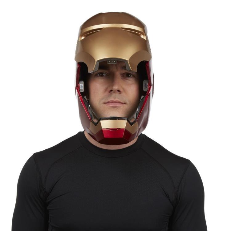 Load image into Gallery viewer, Marvel Legends - 1/1 Scale Iron Man Electronic Helmet Prop Replica
