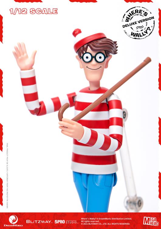 Load image into Gallery viewer, Blitzway - MEGAHERO Where&#39;s Waldo: Waldo Deluxe 1/12 Scale Figure
