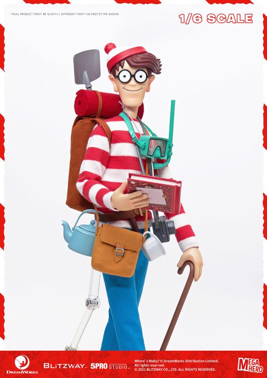 Blitzway - MEGAHERO Where's Waldo: Waldo 1/6 Scale Figure