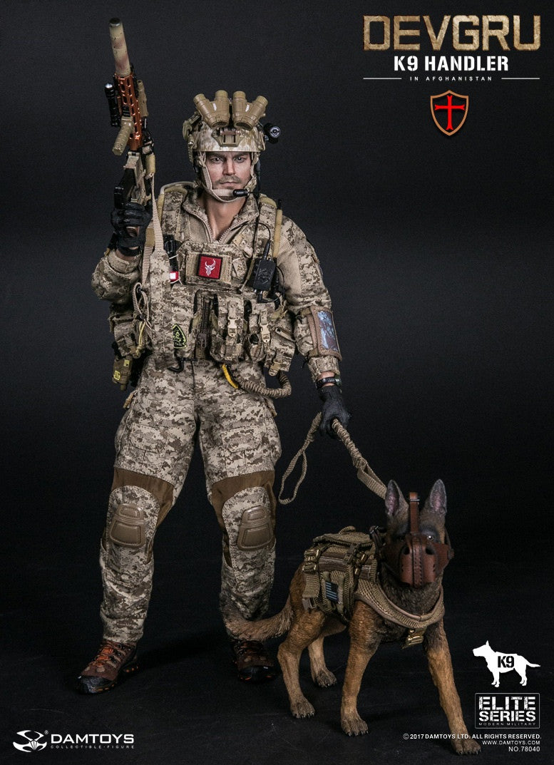 Load image into Gallery viewer, Dam Toys - DEVGRU K9-handler in Afghanistan with Dog
