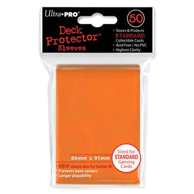 Ultra PRO - Solid Orange Deck Protectors - 50 Sleeves