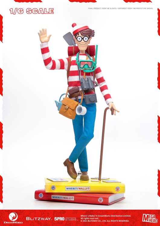 Load image into Gallery viewer, Blitzway - MEGAHERO Where&#39;s Waldo: Waldo 1/6 Scale Figure
