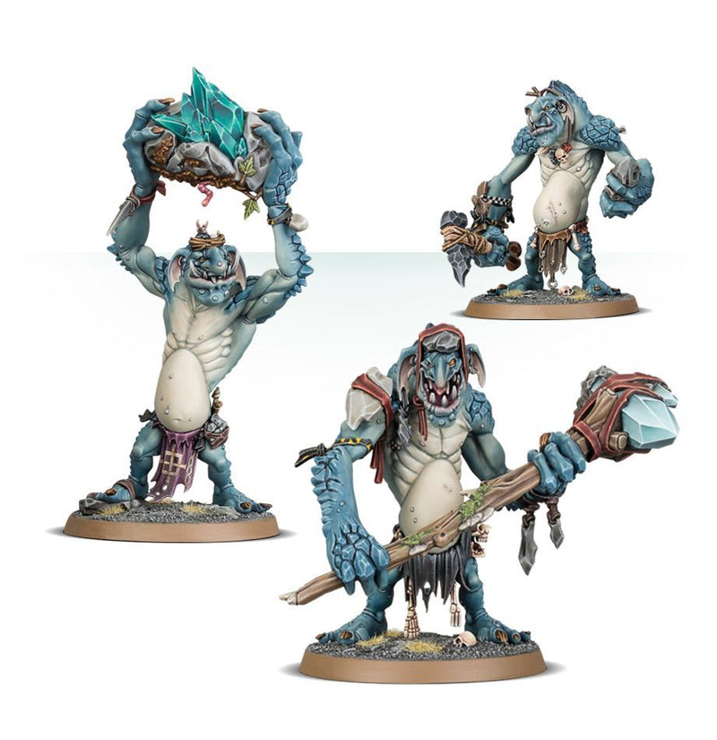 Load image into Gallery viewer, GWS - Warhammer Age of Sigmar - Gloomspite Gitz - Rockgut Troggoths
