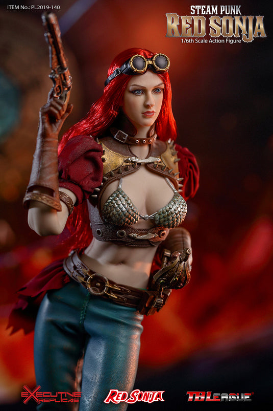 TBLeague - Steam Punk Red Sonja Deluxe Version – Ages Three and Up