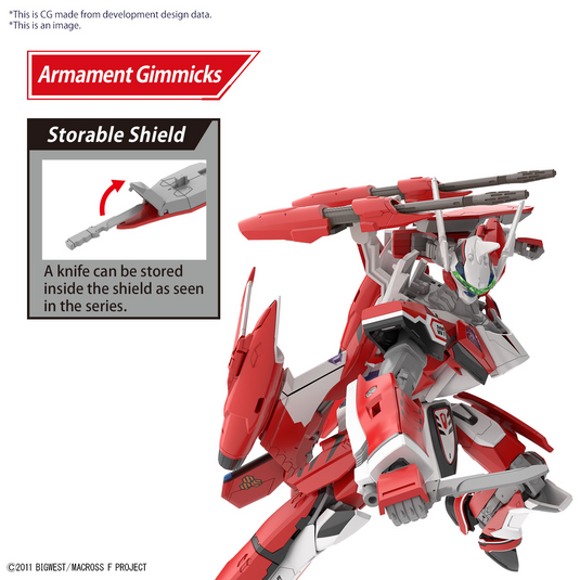 Bandai - HG 1/100 Macross Frontier - YF-29 Durandal Valkyrie (Alto Saotome Use)