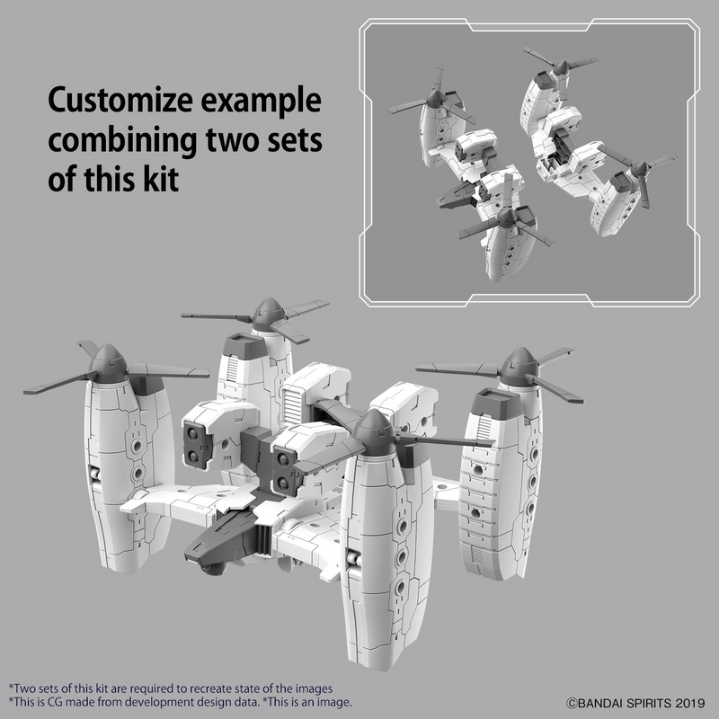 Load image into Gallery viewer, 30 Minutes Missions - Extended Armament Vehicle (Tilt-Rotor Version)
