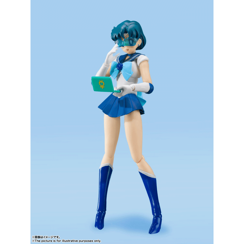 Load image into Gallery viewer, Bandai - S.H.Figuarts - Pretty Guardian Sailor Moon: Sailor Mercury - Animation Colour Edition
