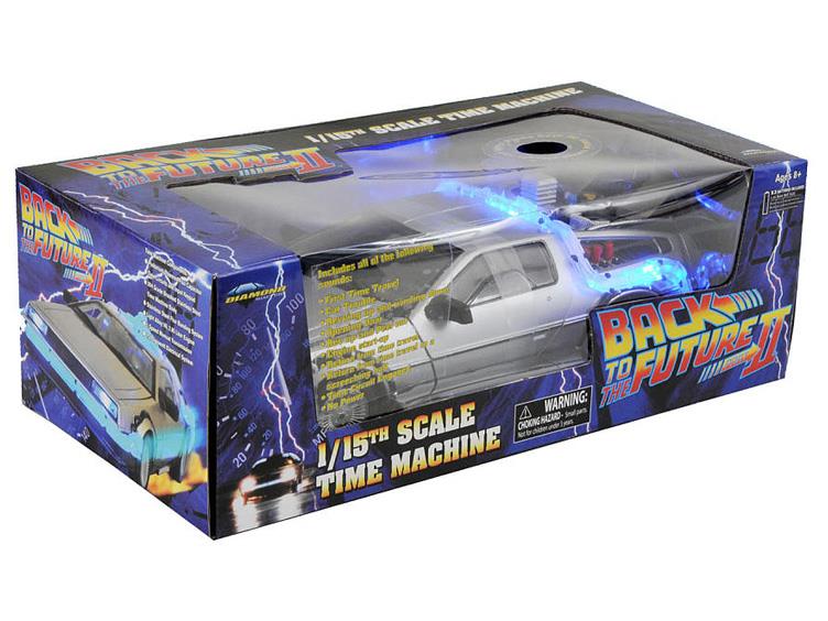 Load image into Gallery viewer, Diamond Select Toys - Back To The Future Part II - Time Machine 1/15th Scale
