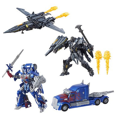 Transformers The Last Knight - Premier Edition Leader Class Optimus Prime and Megatron Set of 2