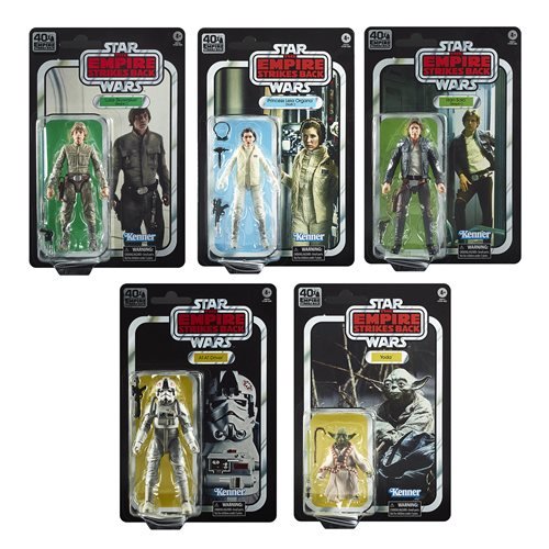 Load image into Gallery viewer, Star Wars the Black Series - Empire Strikes Back 40th Anniversary Wave 1 Set of 5
