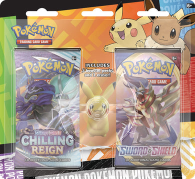 Pokemon TCG - Pokemon Back To School Eraser Blister - Pikachu