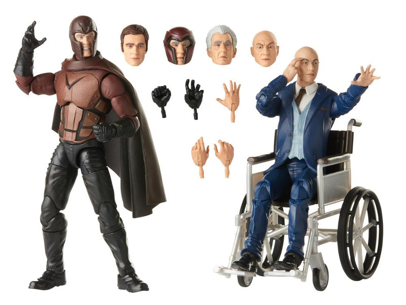 Load image into Gallery viewer, Marvel Legends - X-Men 20th Anniversary: X-Men (2000) Magneto and Professor X Two Pack
