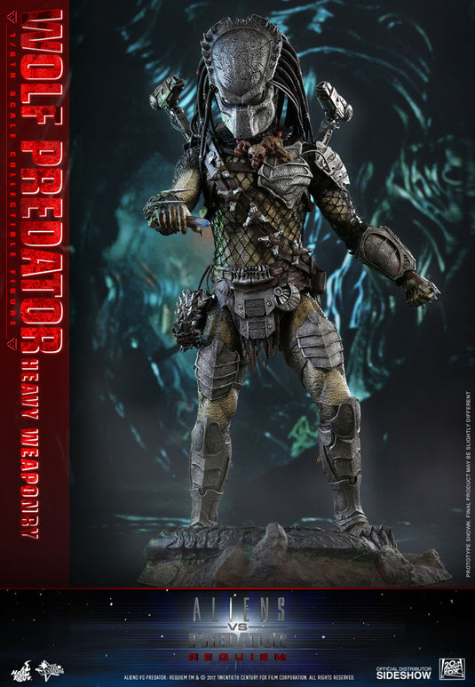 Hot Toys - Aliens vs Predator Requiem: Wolf Predator Heavy Weaponry