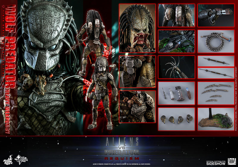 Load image into Gallery viewer, Hot Toys - Aliens vs Predator Requiem: Wolf Predator Heavy Weaponry
