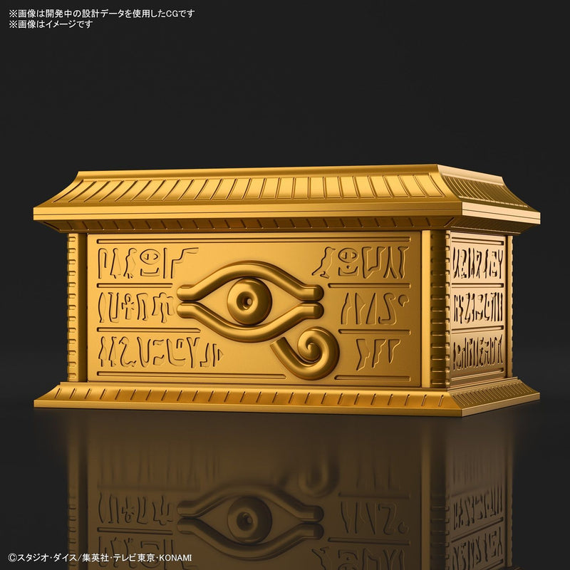 Load image into Gallery viewer, Bandai - Ultimagear: Yu-Gi-Oh - Millennium Puzzle Gold Sarcophagus Storage Box Model Kit
